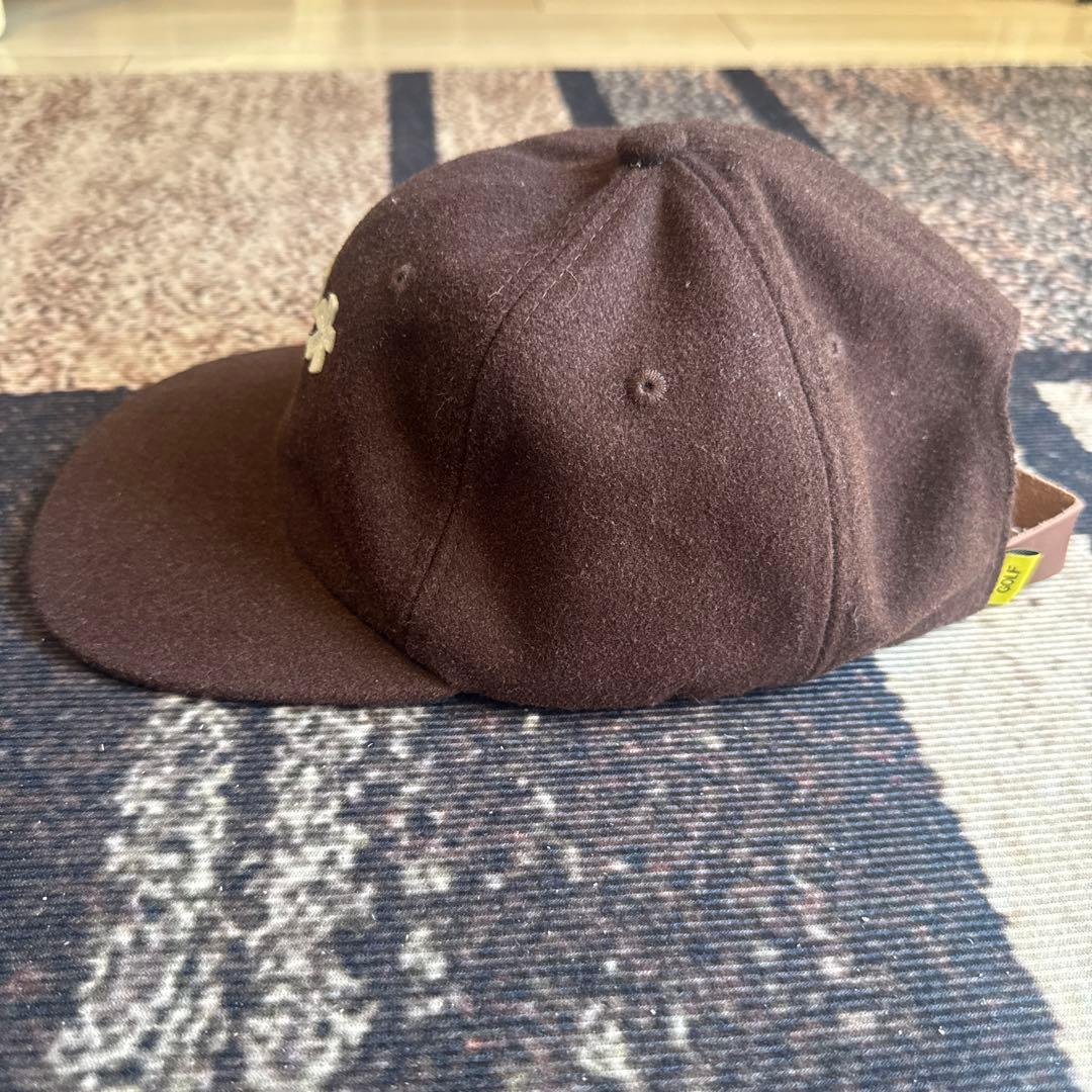 GOLF WANGブラウン F* ロゴ キャップ Tyler タイラー USA製