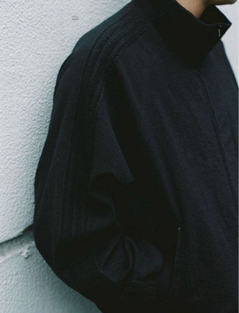 ジャケット・アウター CROCHET BLADE WOOL BL LIDNM