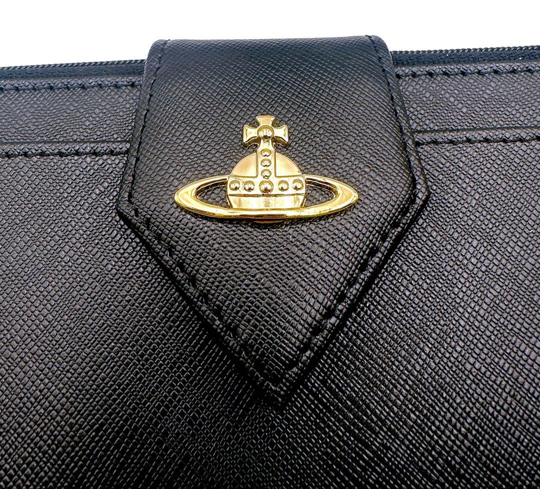 【新品✦レア】Vivienne Westwood 二つ折り財布 ブラック/黒