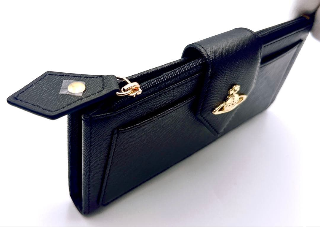 【新品✦レア】Vivienne Westwood 二つ折り財布 ブラック/黒