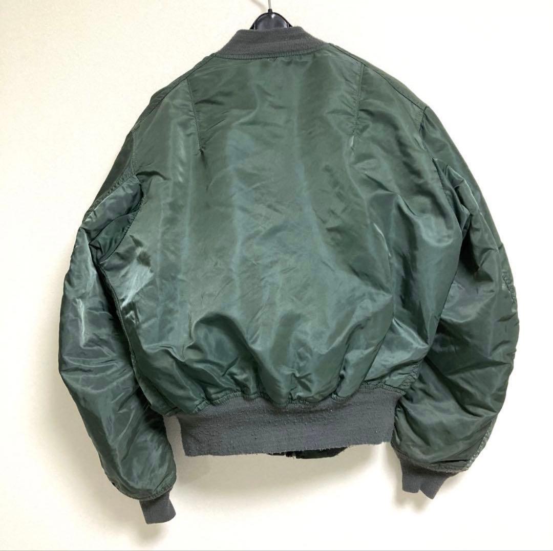 【USA製】90sアルファインダストリーズ MA-1フライトジャケット サイズL