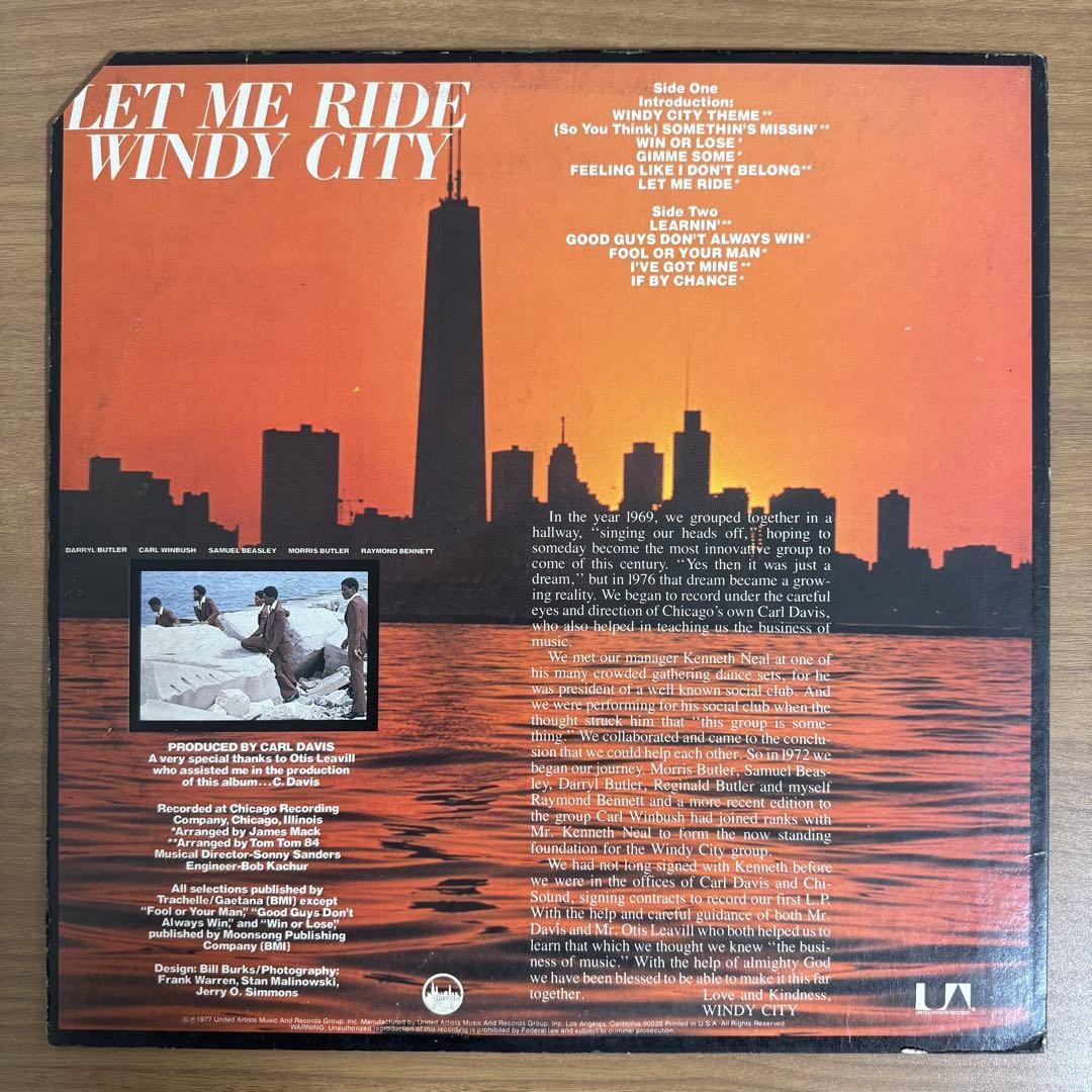洋楽 WINDY CITY / LET ME RIDE