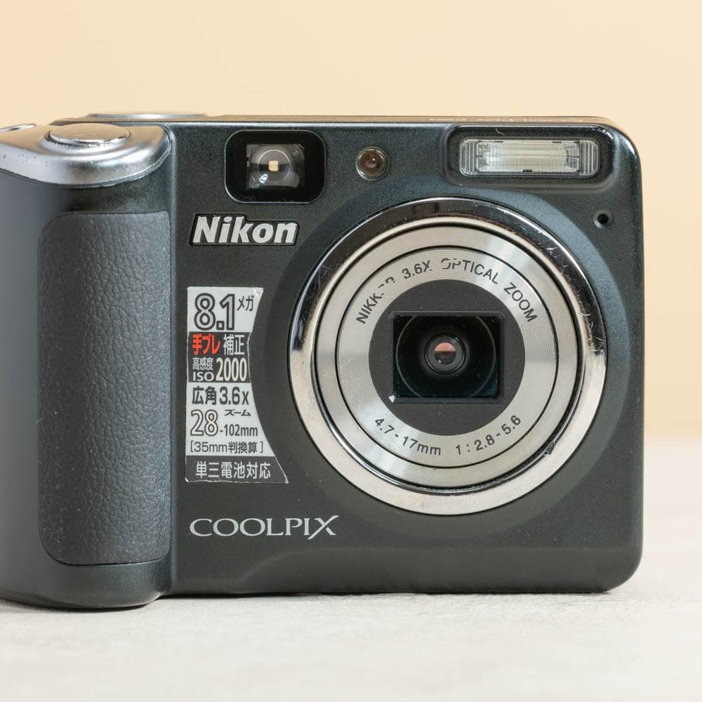 【訳アリ】Nikon COOLPIX P50 ブラック スマホ転送OK　単3電池
