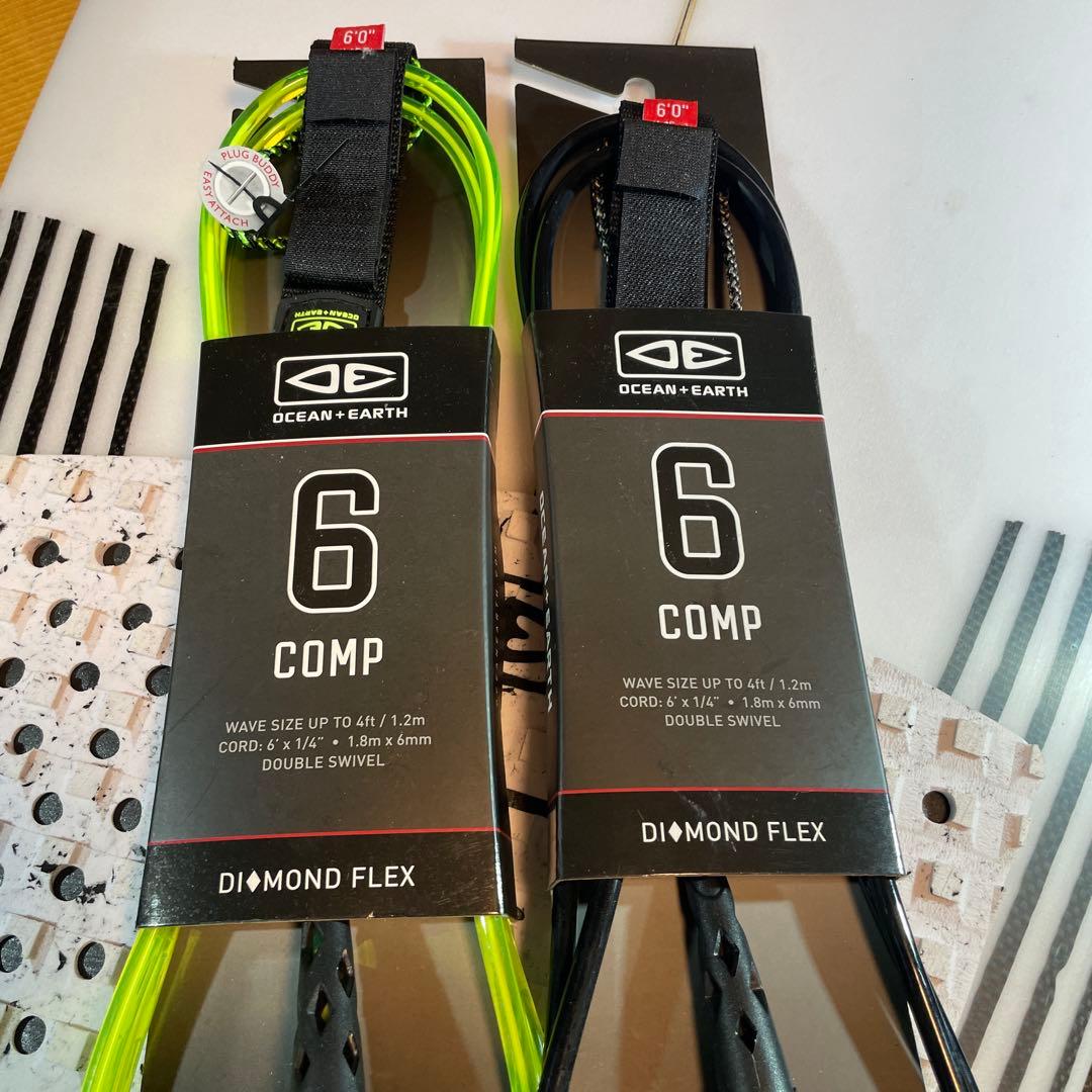OCEAN & EARTH COMP 6 サーフボードリーシュコード 60インチ