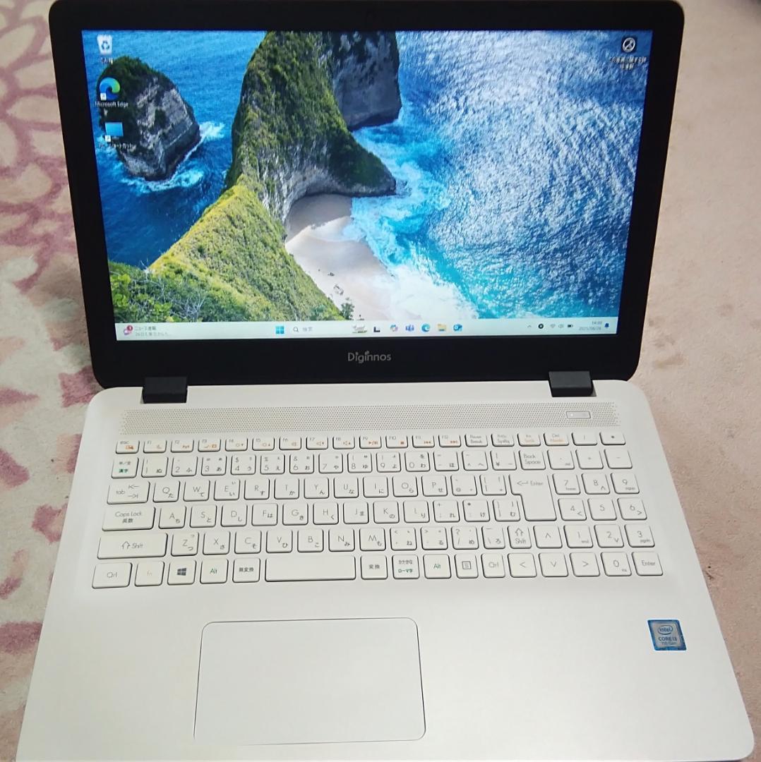 【爆速SSD/最新Win11】ドスパラ 15.6型 届いてすぐ使える！充電器付