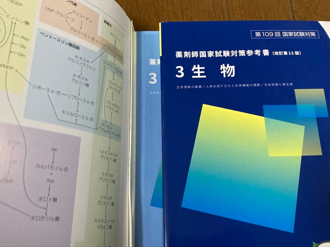 第109回 薬剤師国家試験対策参考書 青本 青問 1~9 セット　.