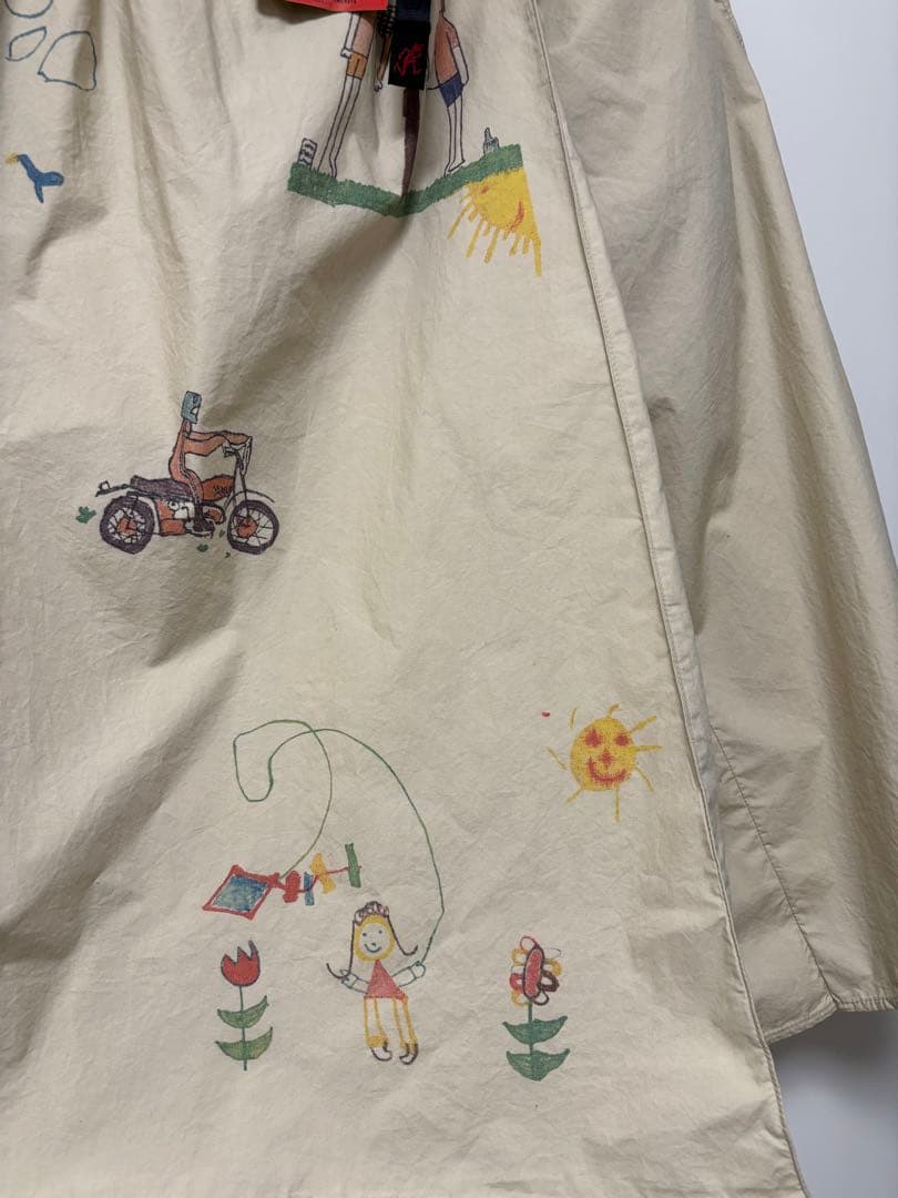 ミルクDENIM DUNGAREE×グラミチコラボラクガキスカート
