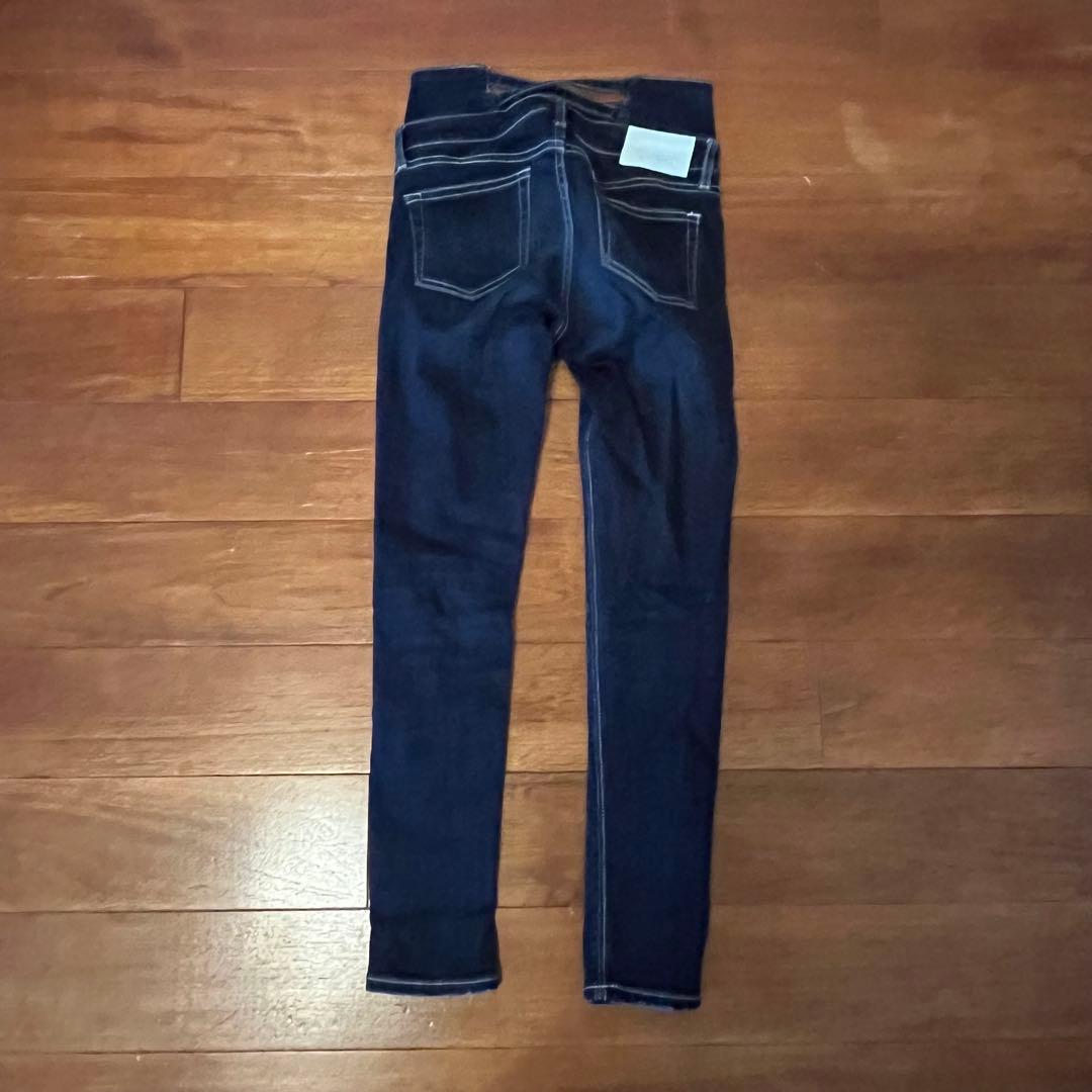美品　GYDA ジェイダ　 ウエストクロススキニーデニムパンツ 小柄さん向け