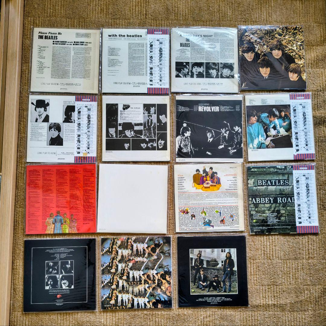 ビートルズ レコード15枚セット