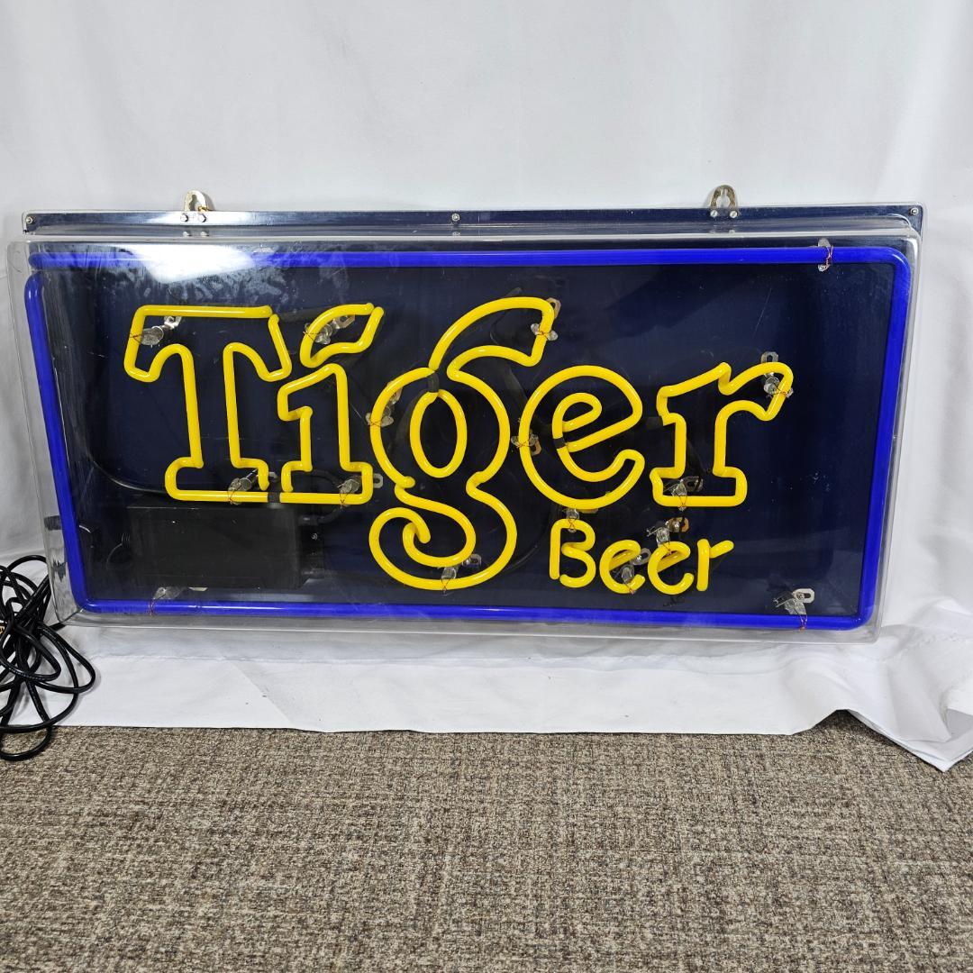 【動作確認済】タイガービール ネオンサイン 看板 Tiger Beer BAR