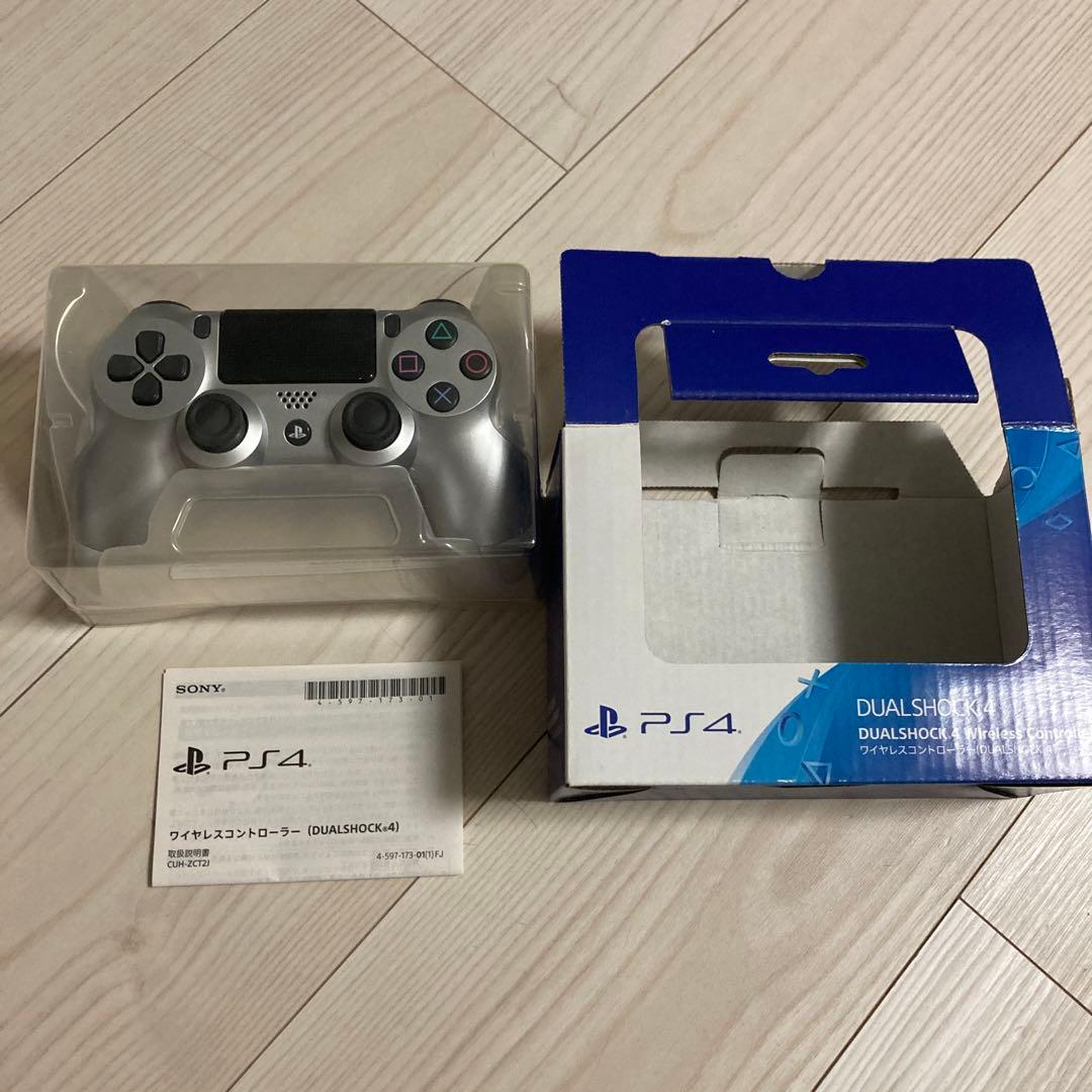 【中古】SONY PS4 純正 コントローラー DUALSHOCK 4 シルバー