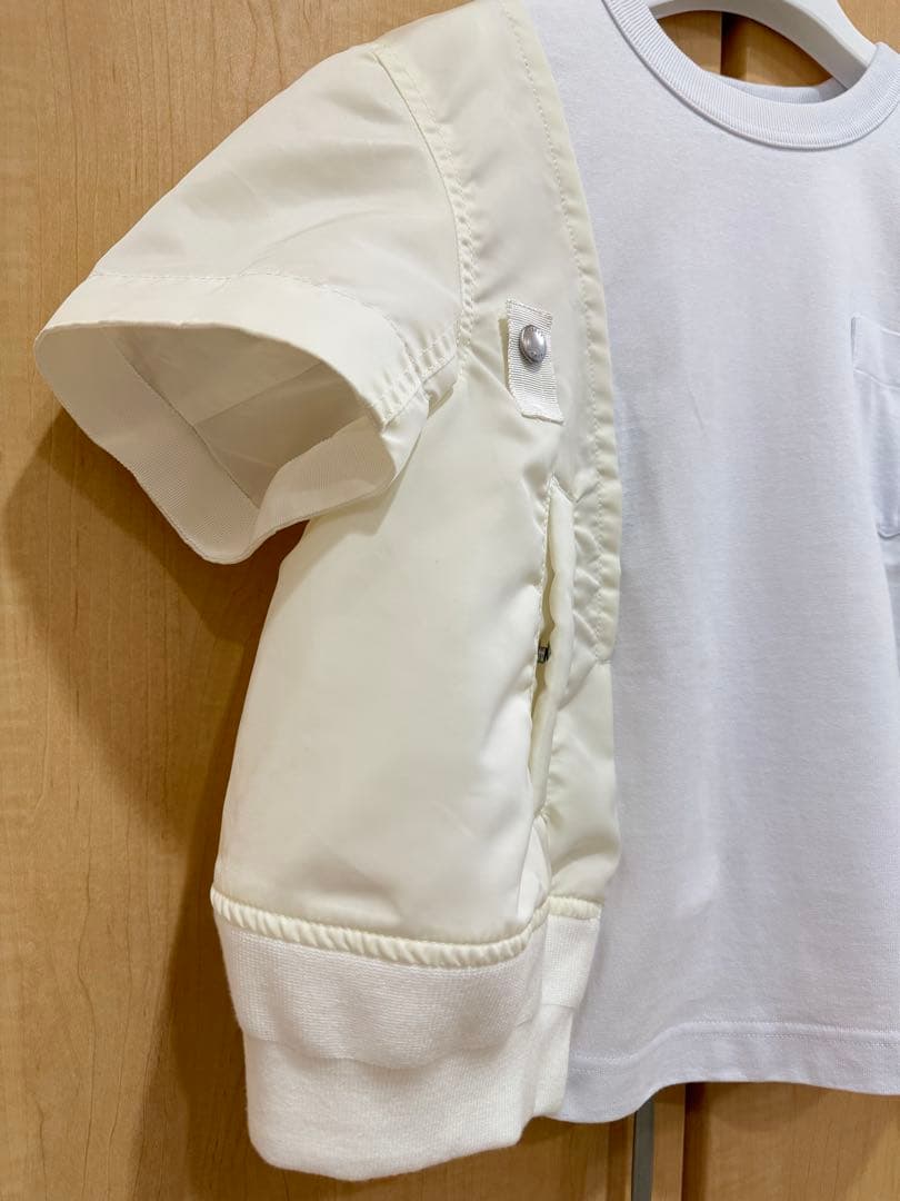 ミミック★sacai サカイ★MA1 ナイロン カットソー Tシャツ