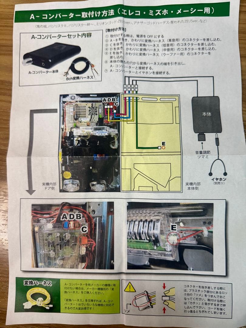 A-コンバーター 8ch 取付ハーネス2種付属 値下げ