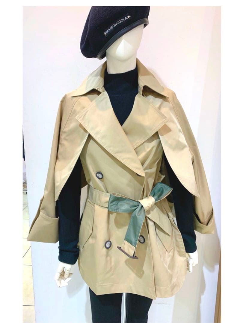 【新品・未使用】RISLEY ショルダートレンチコート