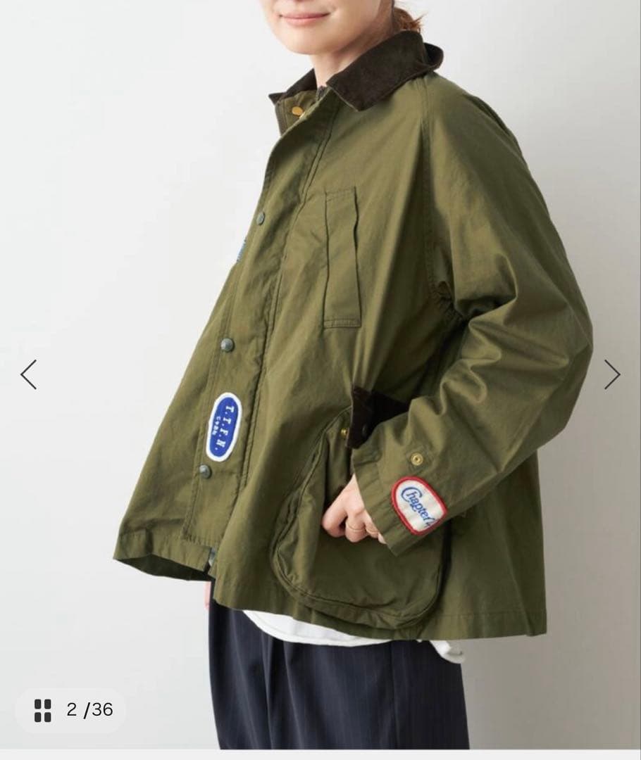 ももマディソンブルーHUNTING SHORT COAT