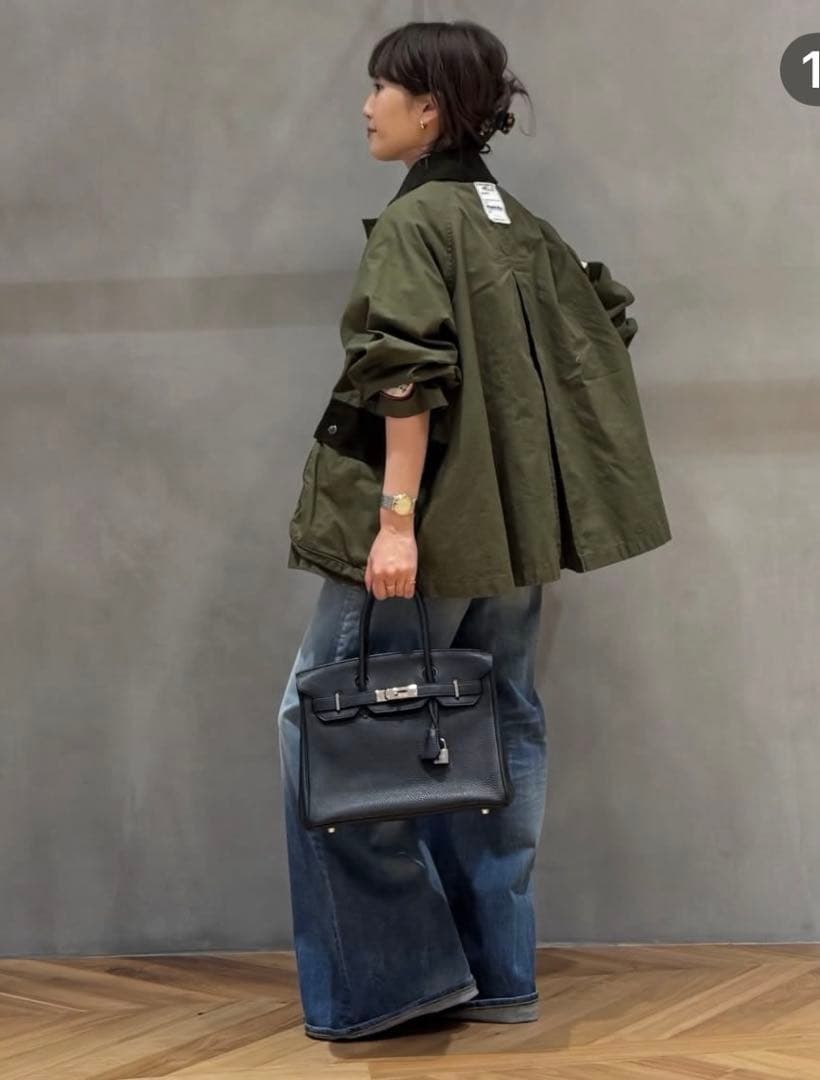 ももマディソンブルーHUNTING SHORT COAT
