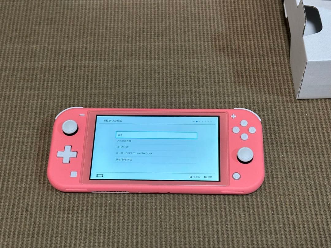 【動作確認済み】Nintendo Switch Lite ピンク 本体