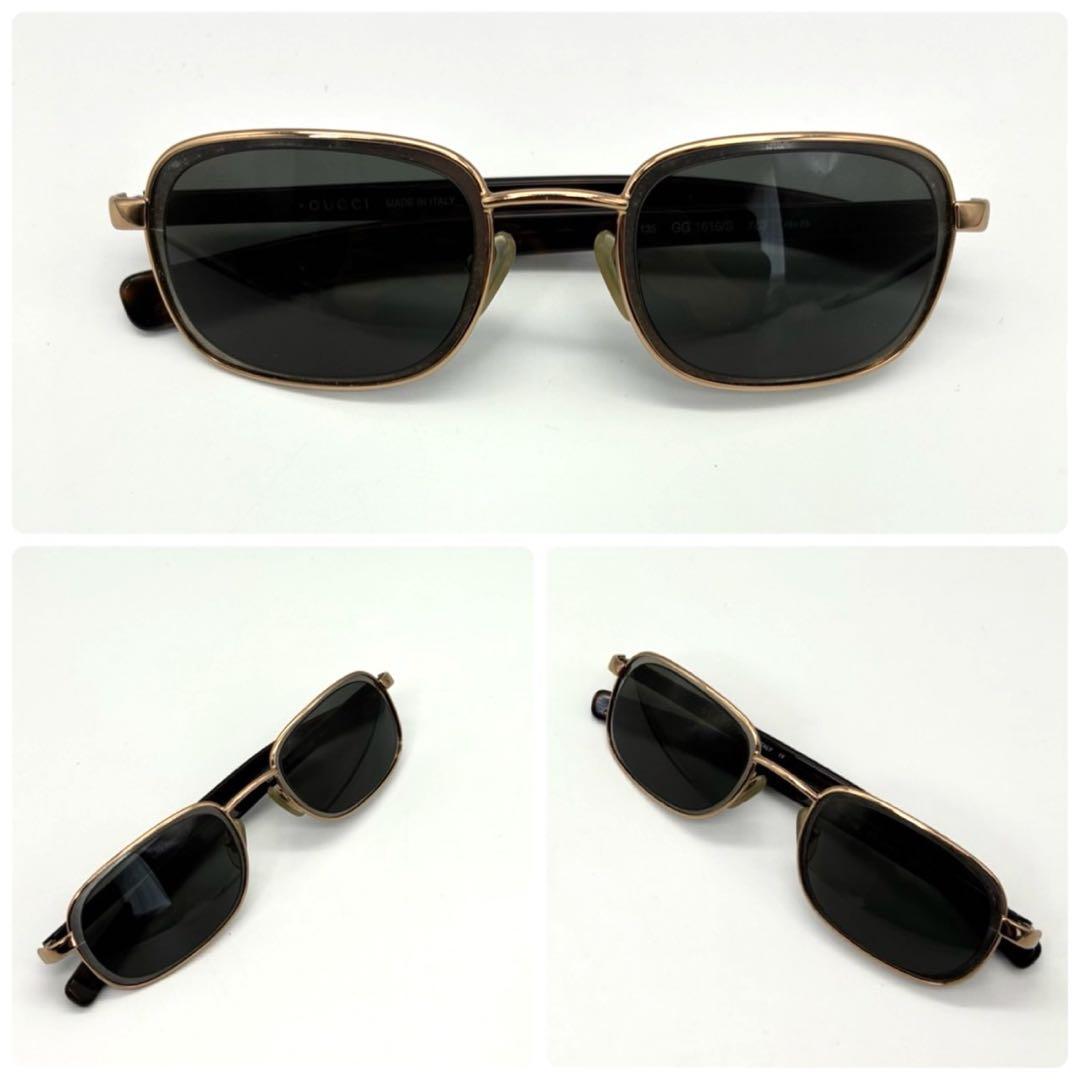GUCCI グッチ サングラス Gロゴ メタルフレーム vintage