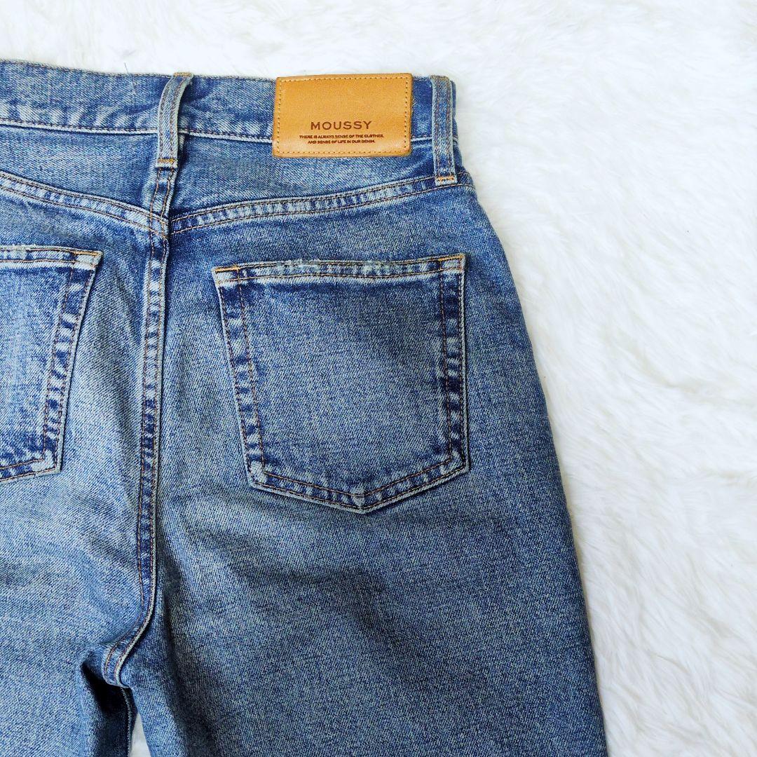 ✨️美品✨️MOUSSY マウジー FLARE フレア デニム ブルー 25