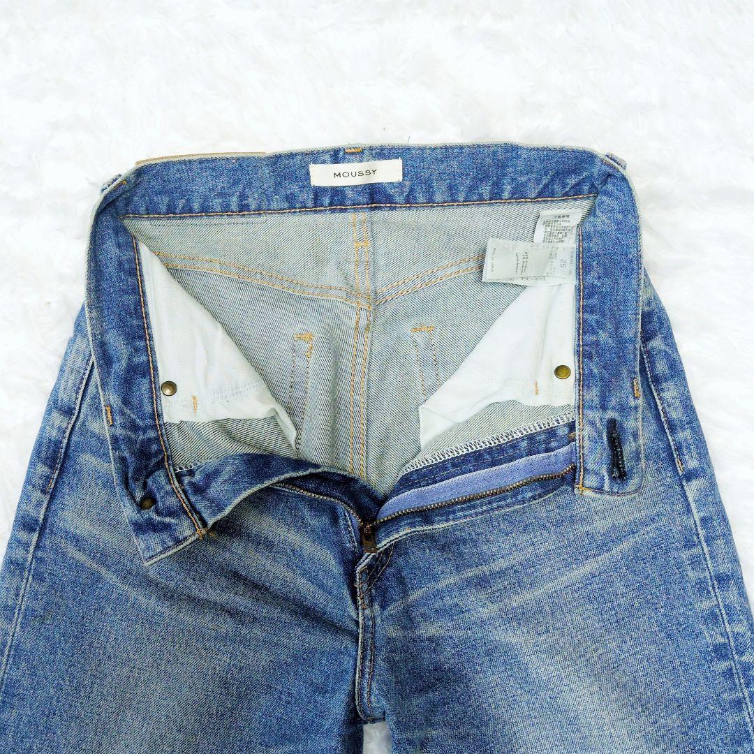 ✨️美品✨️MOUSSY マウジー FLARE フレア デニム ブルー 25