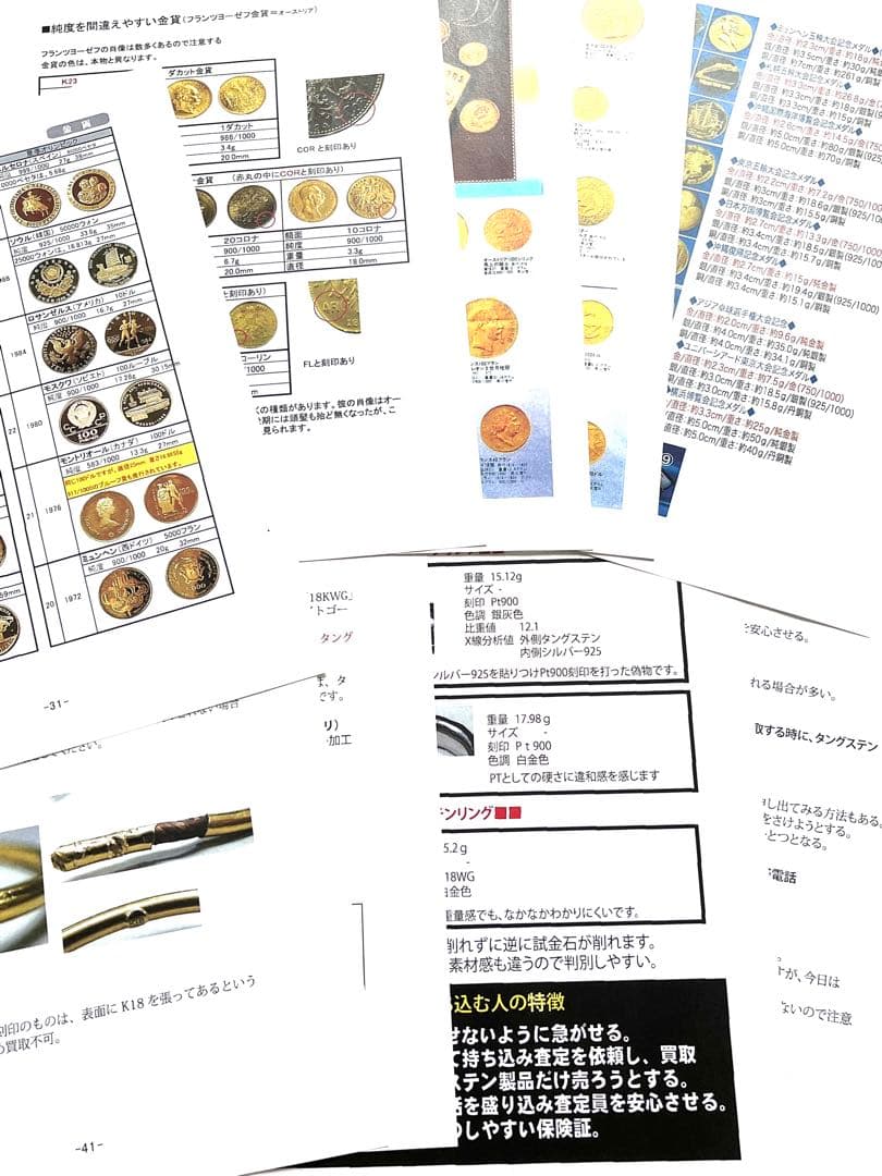 [送料無料] 貴金属・ハイブランド・ダイヤ・高級時計・刀剣・勲章　真贋マニュアル