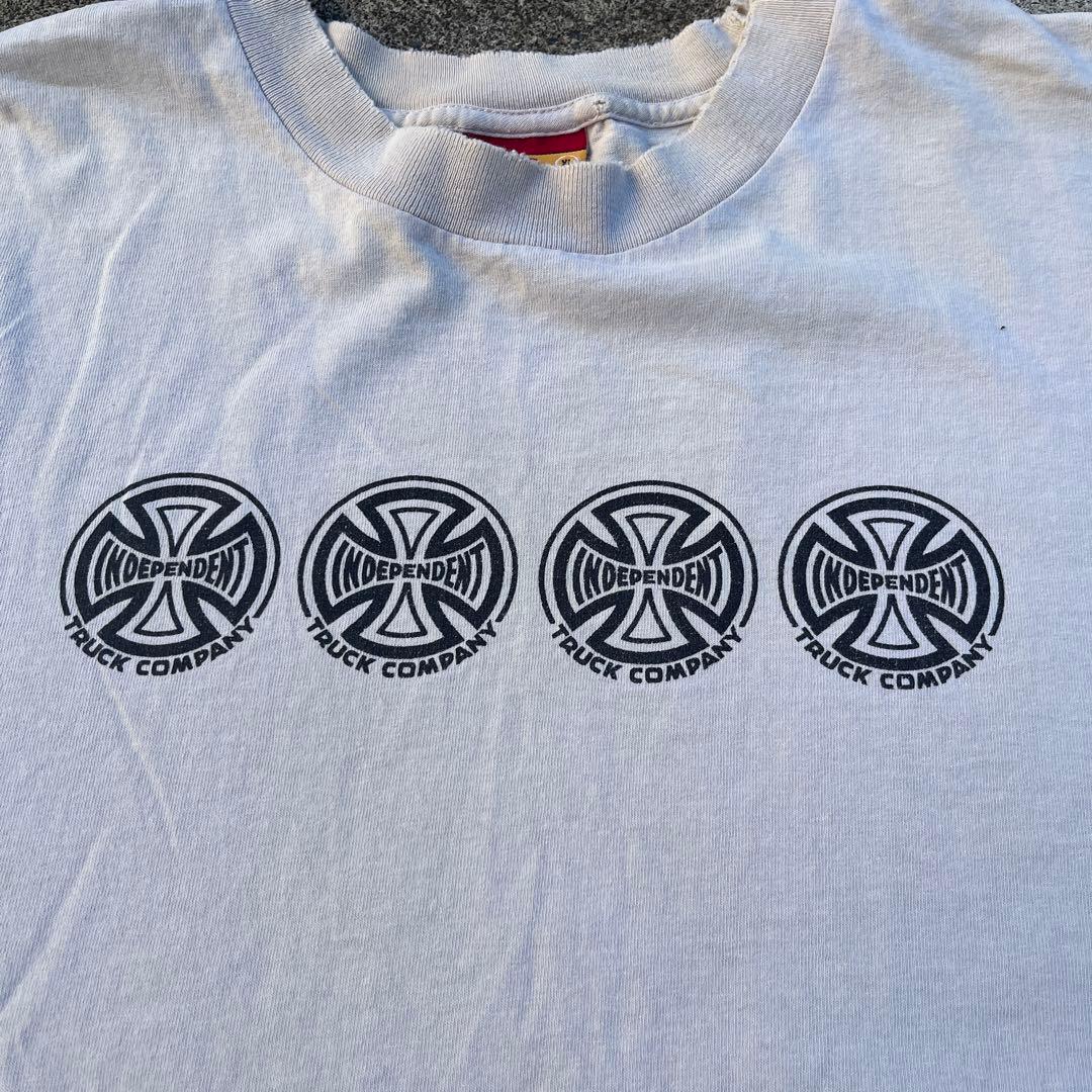 90’s インディペンデント tシャツ アイアンクロス XL サンタクルーズタグ