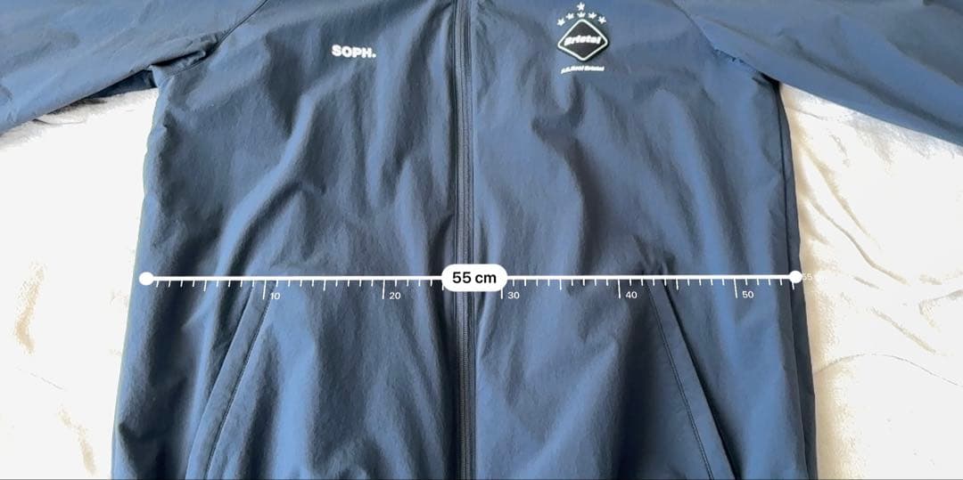 ブル　FC.Bristol SOPH.ナイロンジャケット　XL ネイビー