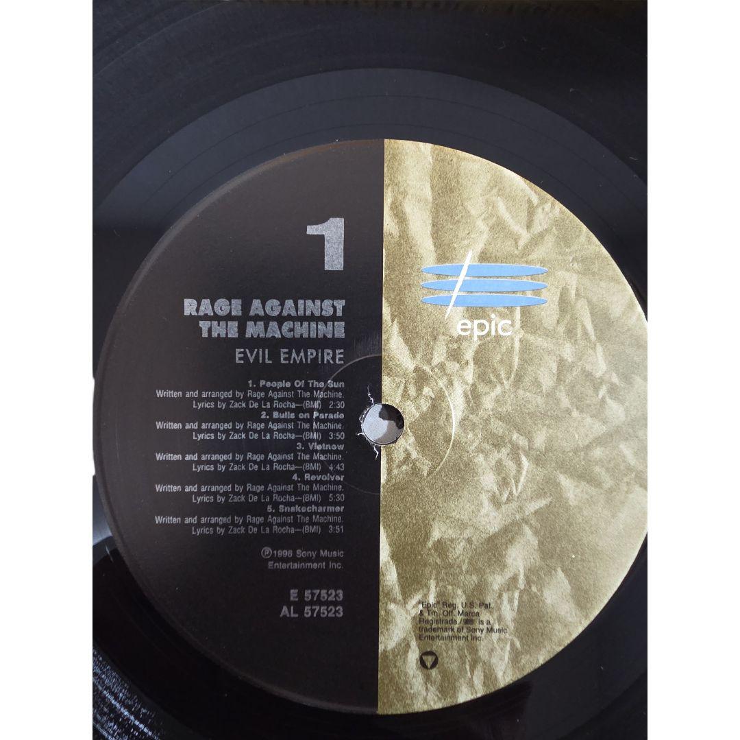 【US盤】レイジアゲインストザマシーン/ Evil Empire レコード