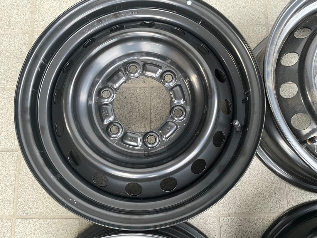 ハイエース用15インチ 新車外しスチールホイール 4個セットsupeさん専用①