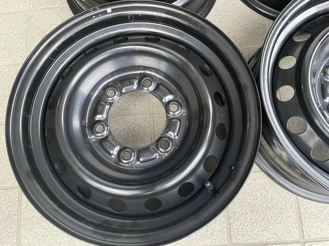 ハイエース用15インチ 新車外しスチールホイール 4個セットsupeさん専用①