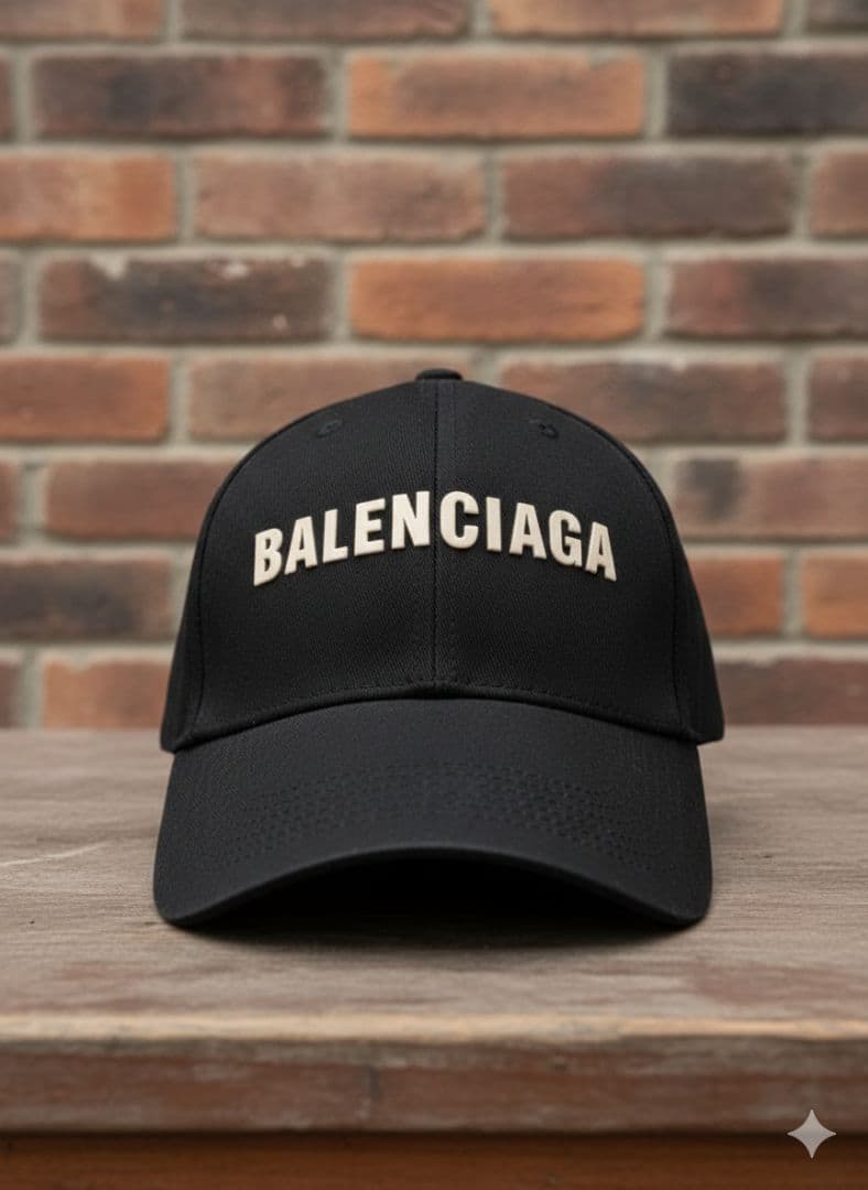 【定価6.5万】BALENCIAGA バレンシアガ ロゴ キャップ ブラック 黒