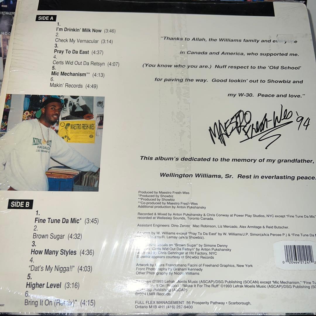 洋楽 Maestro Fresh-Wes Naaah Dis Kid US org