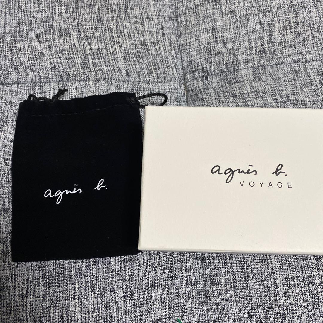 ☆美品　アニエスべー　コンパクト三つ折り財布　黒