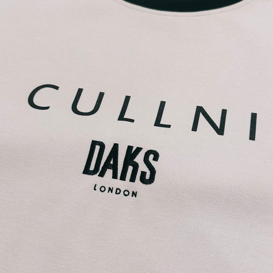 【美品】CULLNI for DAKS LONDON Logo S/S TEE