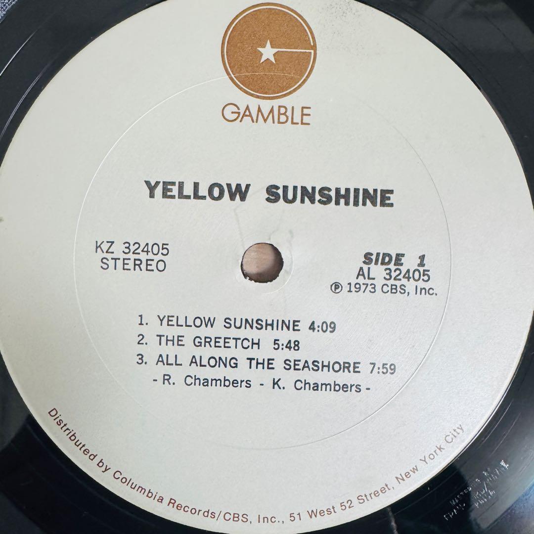 YELLOW SUNSHINE 　レコード