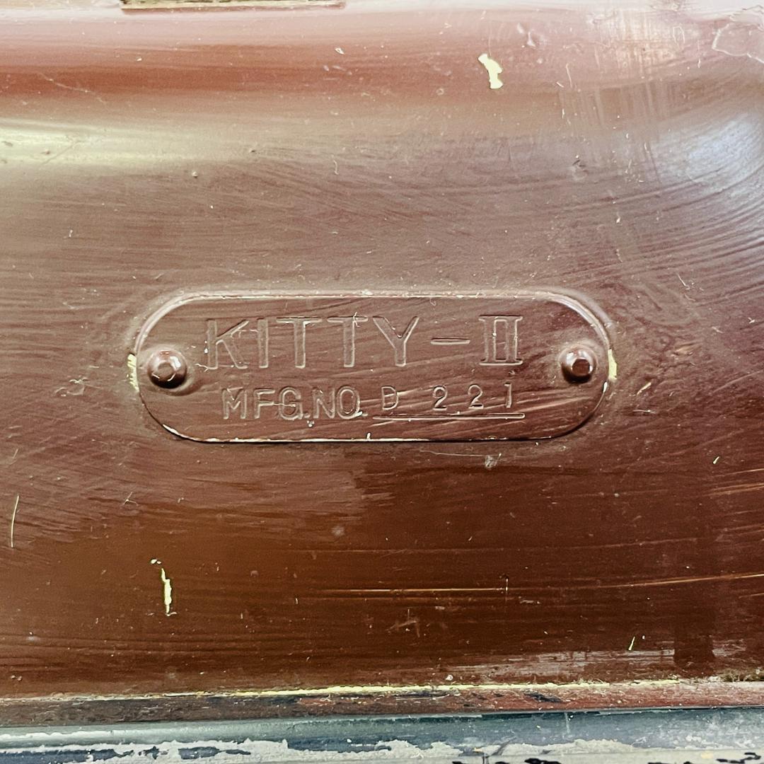 当時物 レトロ 猪越 手動式レジスター KITTY-Ⅱ 手回し式 R8SD36