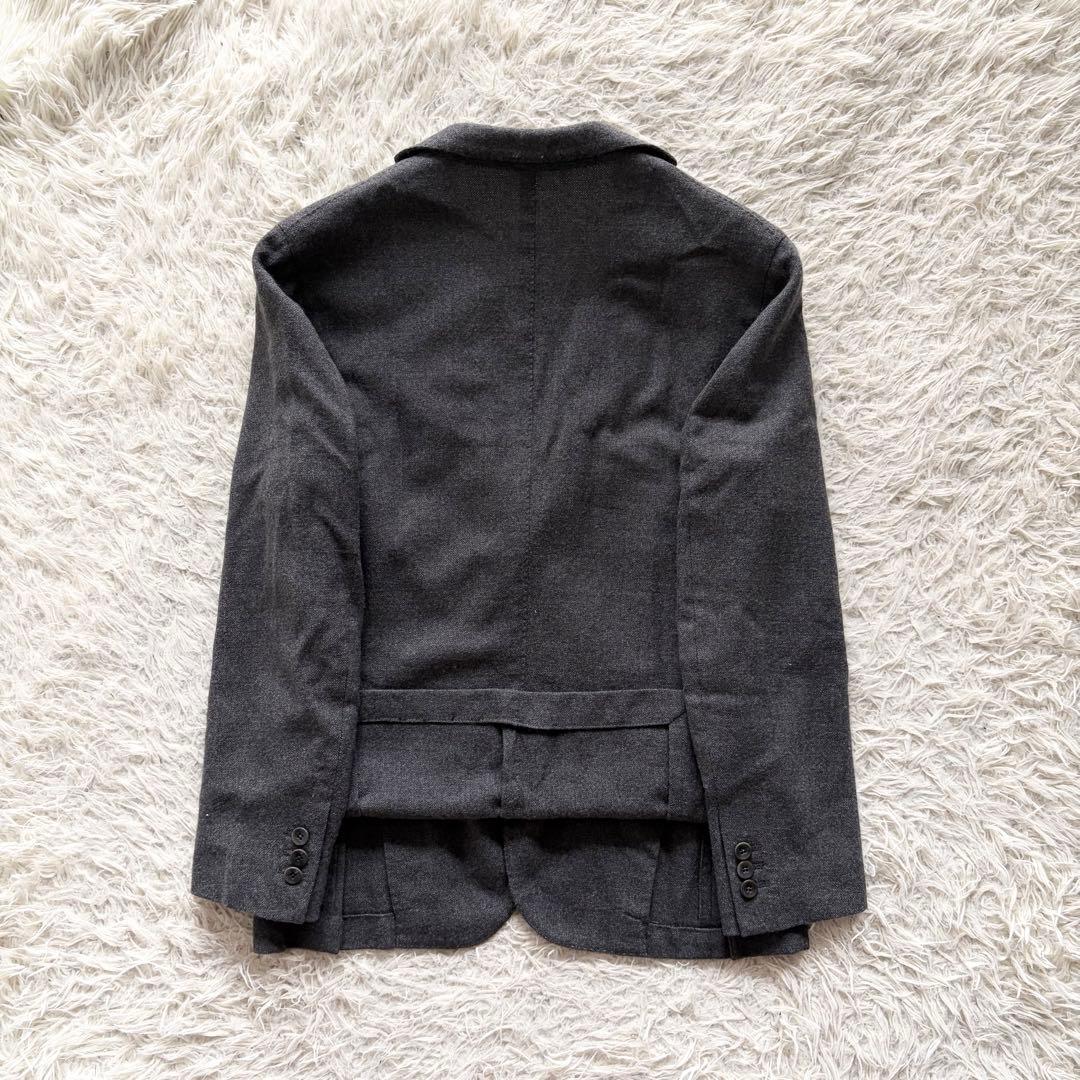 <美品>BOGLIOLI dover ダークグレー ウール ジャケット 46