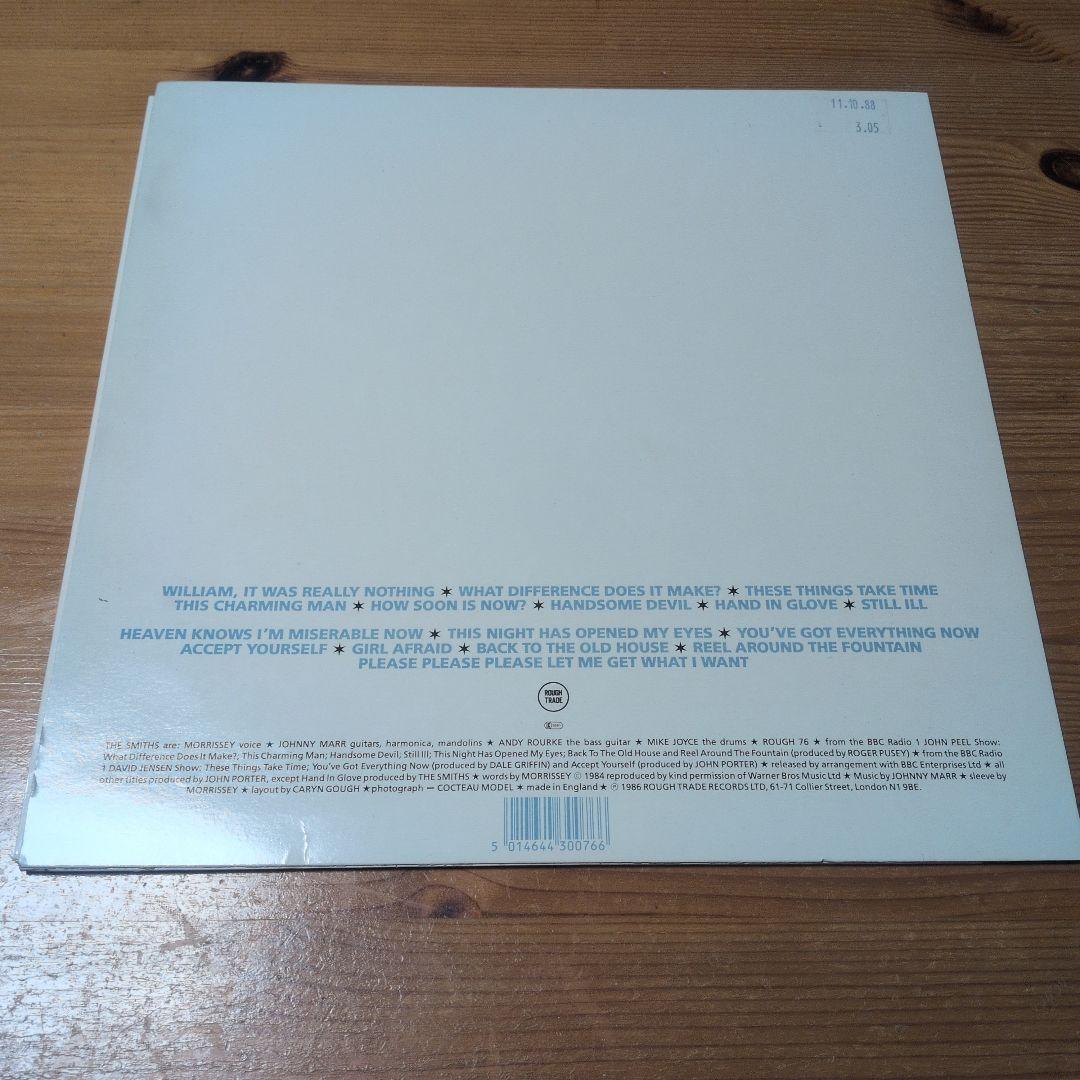 ​ザ・スミス「ハットフル・オブ・ホロウ」UK盤 オリジナルレコード