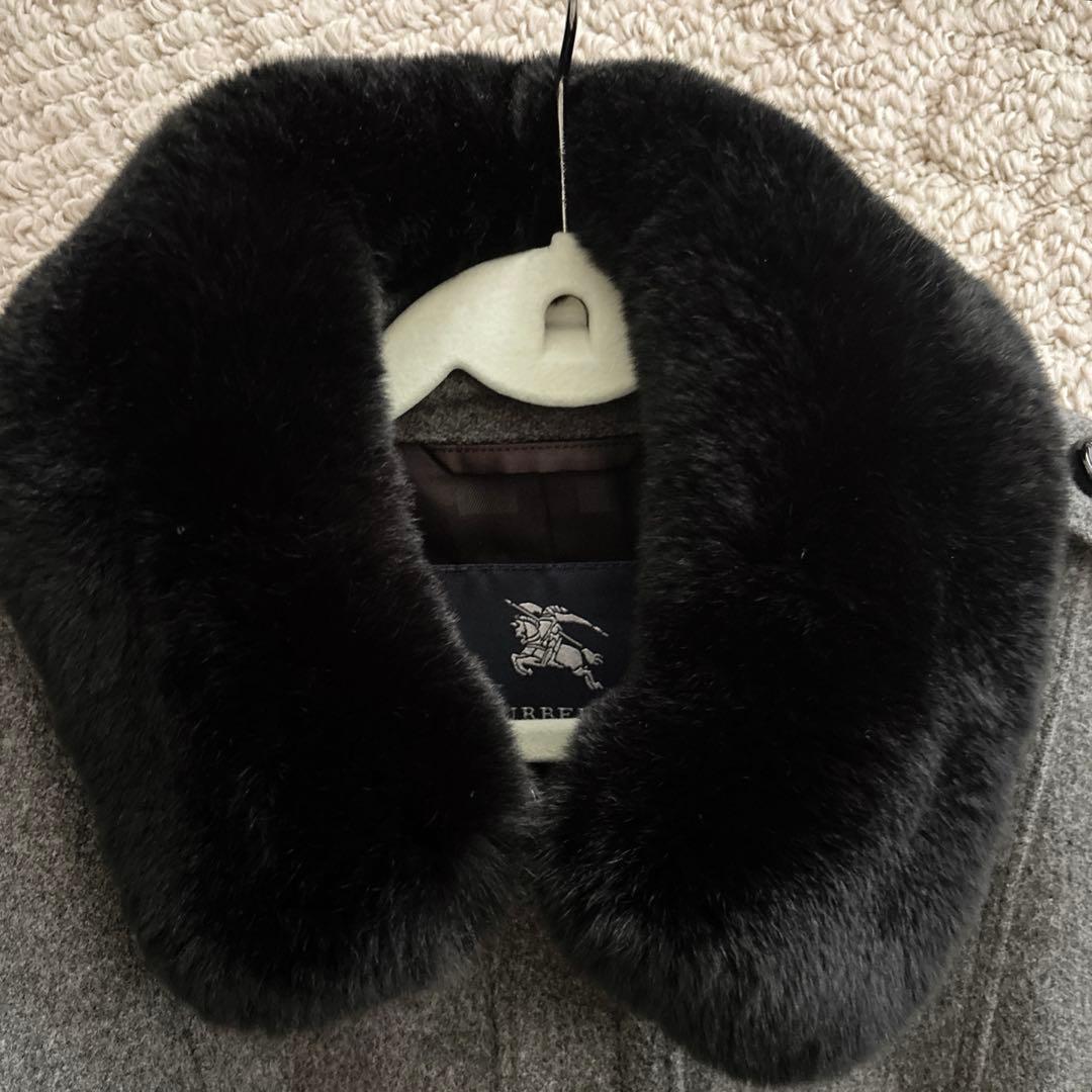 【美品】Burberry バーバリー ロングコート カシミヤ混 Mサイズ