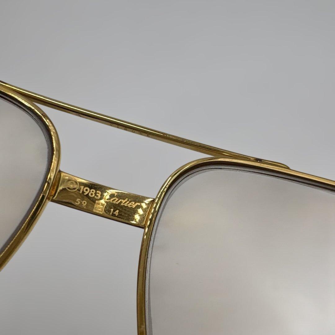 希少　美品 Cartier カルティエ トリニティ サングラス ヴィンテージ