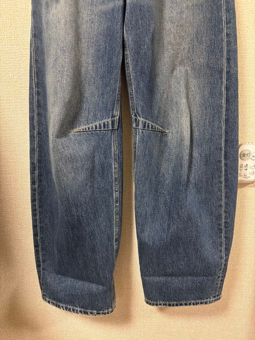 MOUSSY DROP WAIST CURVE ストレート BLU