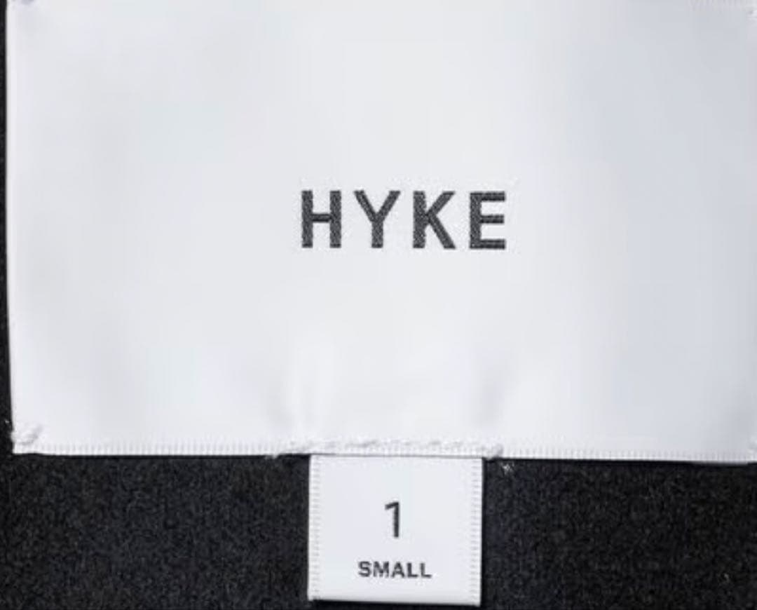 HYKE カーキ ダブルブレスト トレンチコート サイズ1