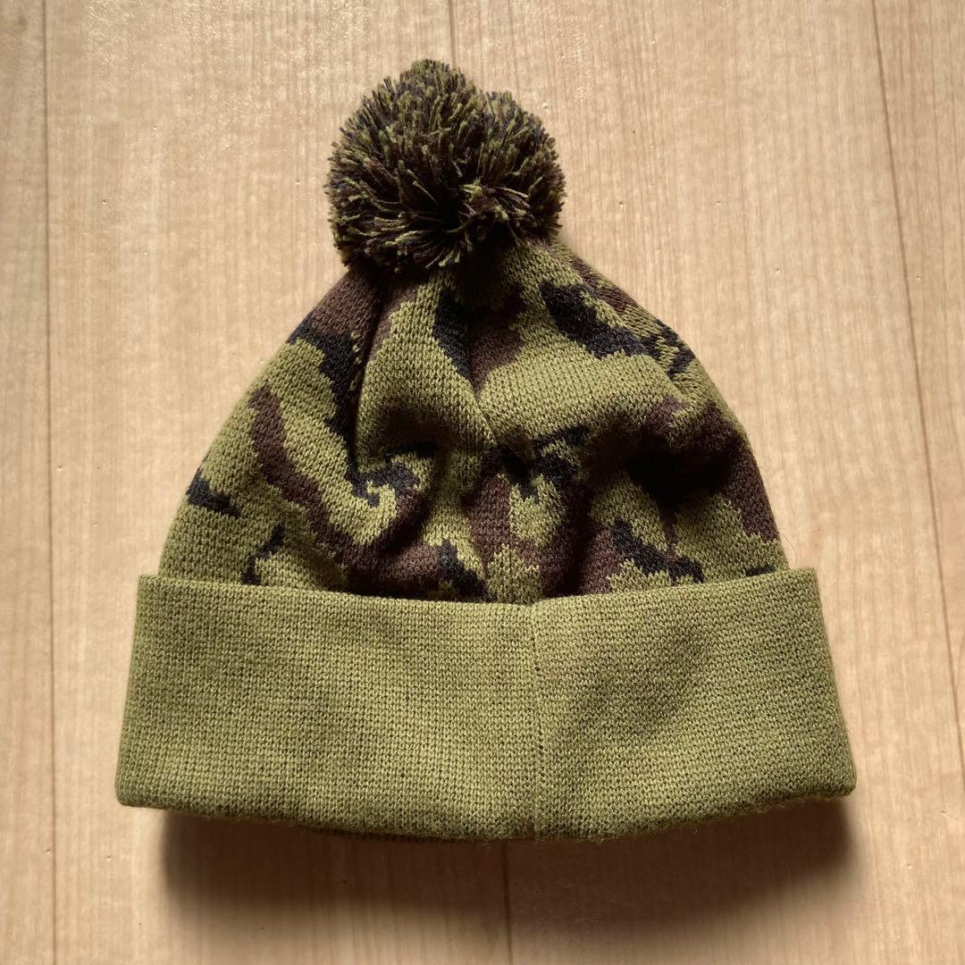 美品 SUPREME ニットキャップ 迷彩 Beanie シュプリーム CAMO