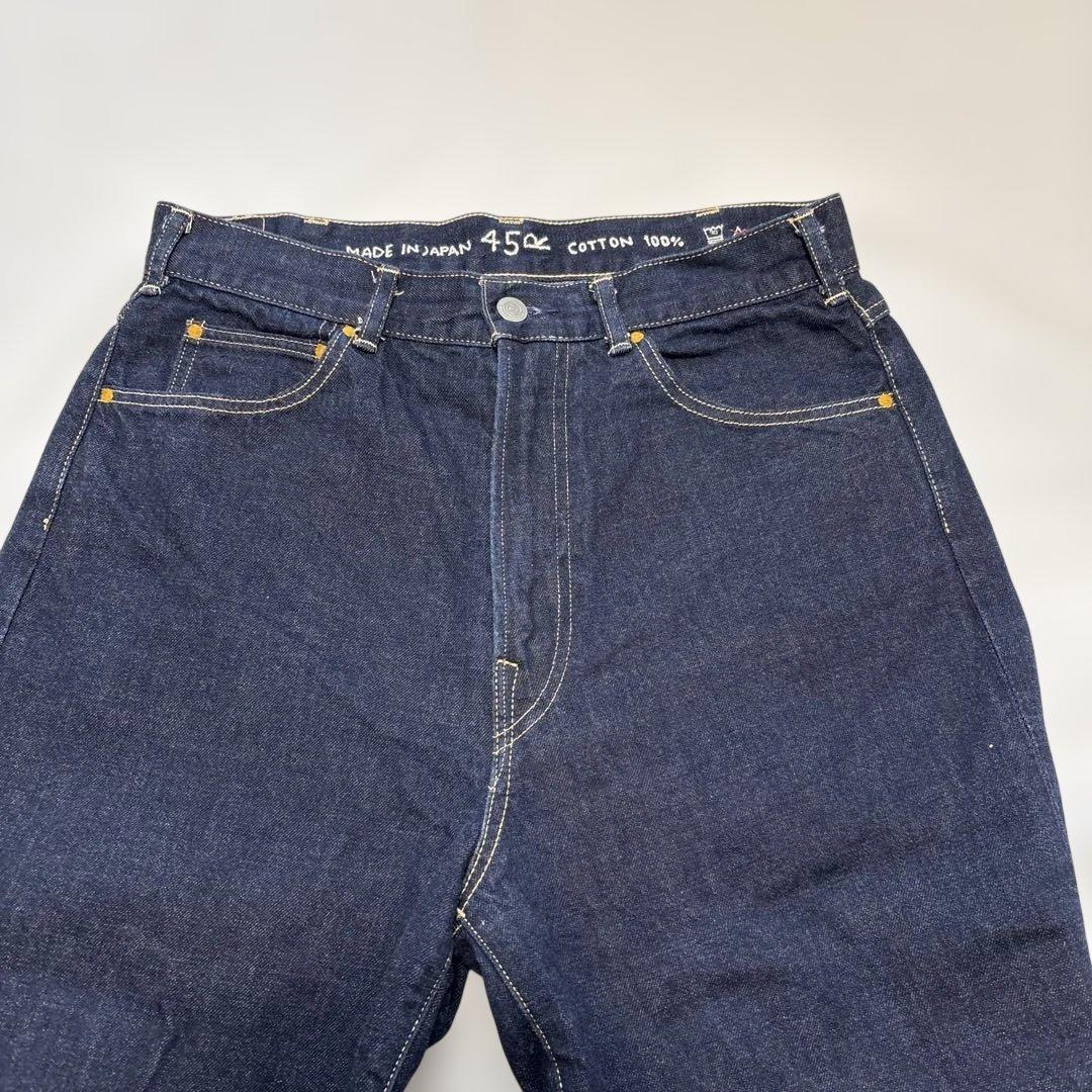 [美品]45R シャルロット５パンツ　インディゴ生　サイズ30