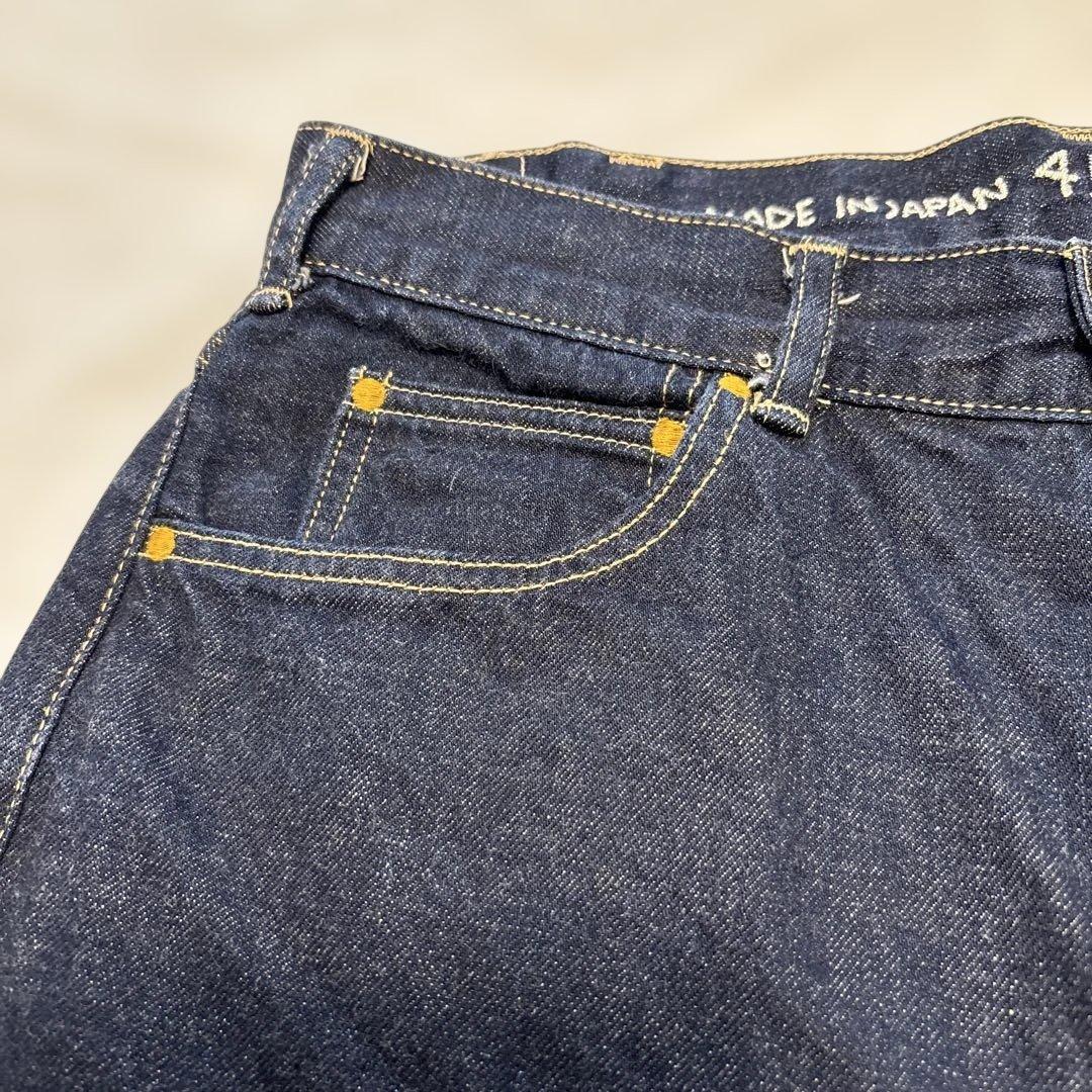 [美品]45R シャルロット５パンツ　インディゴ生　サイズ30
