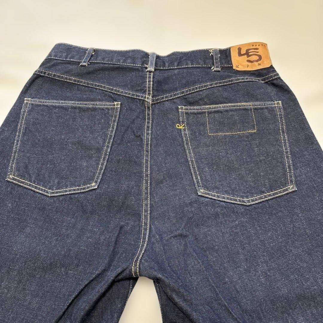 [美品]45R シャルロット５パンツ　インディゴ生　サイズ30