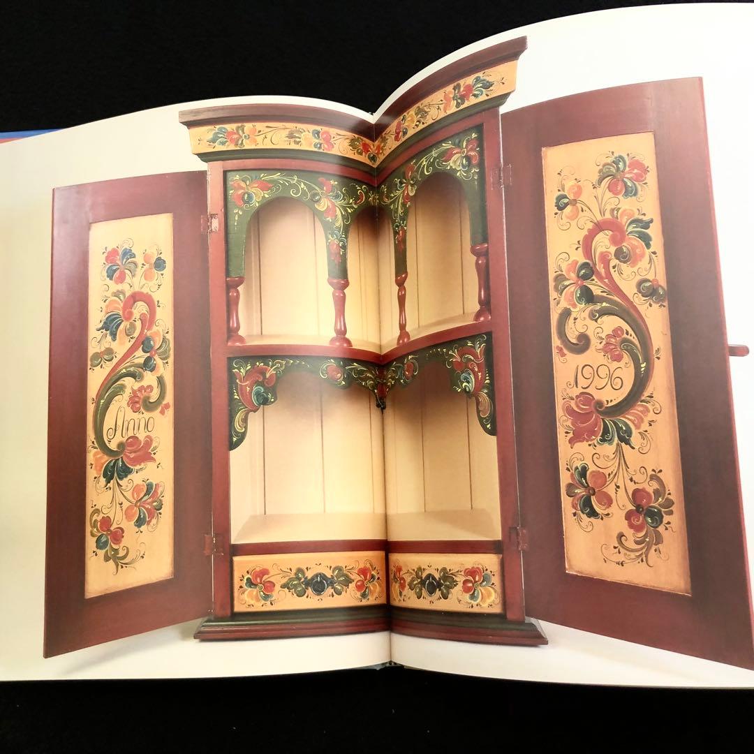 北欧ノルウェー ローズマリング 技法書「Rosemaling」トールペイント