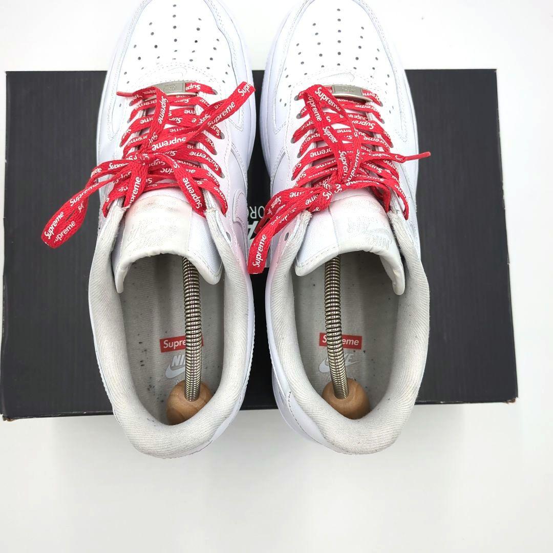 極美品 NIKE ナイキ シュプリーム エアフォース 1 27㎝ 白