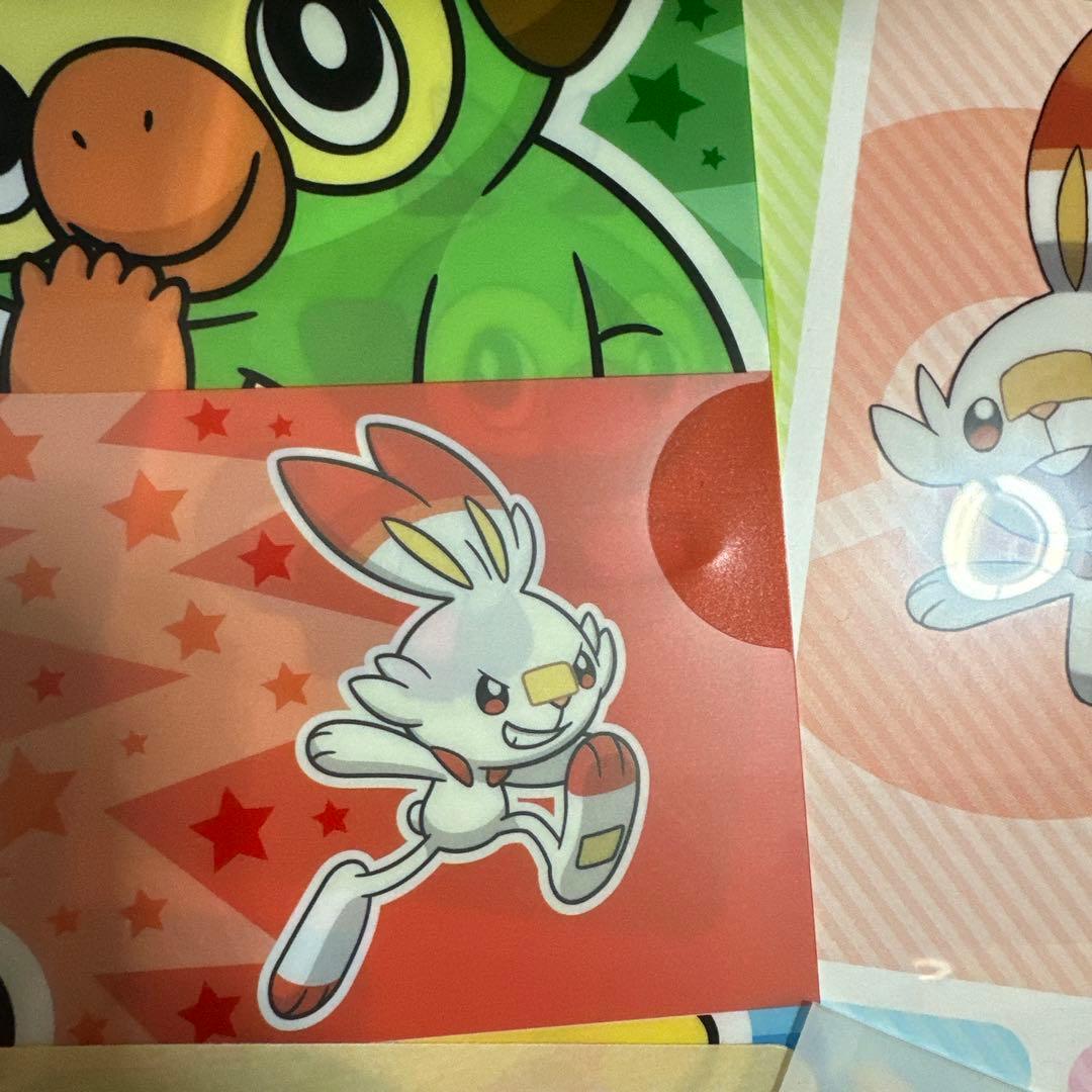 ポケモン　クリアファイル6枚セット　いらすとや　ダンデ　キバナ　マリィ
