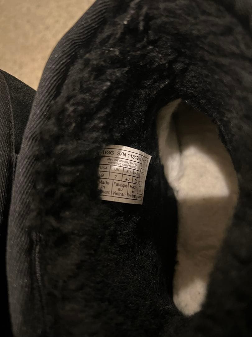 靴 UGG CLASSIC MINI PLATFORM BLACK